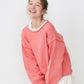 crew neck knit (pink) *JP