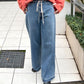 waist design loose jeans <made in Japan>