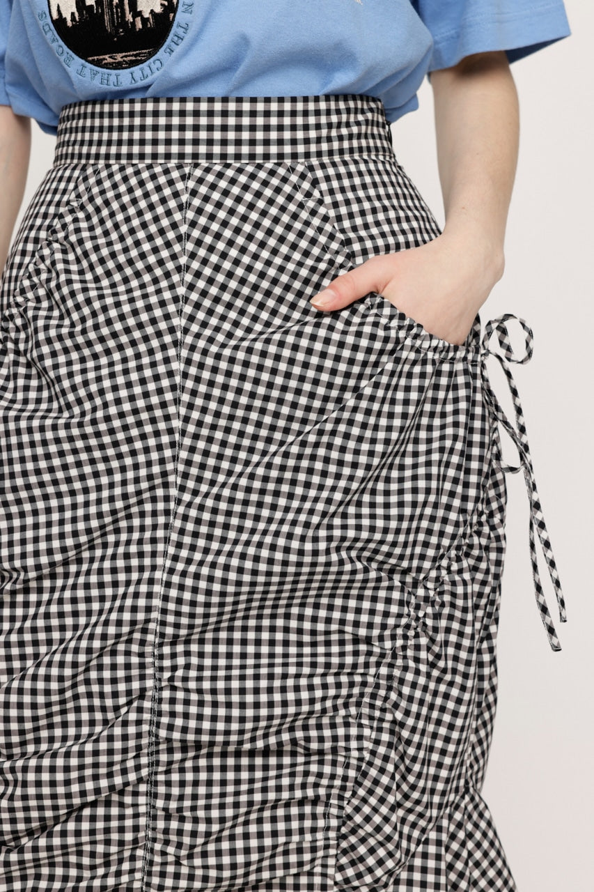 shirring string skirt (multi) *JP