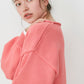 crew neck knit (pink) *JP