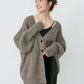 soft knit cardigan (grey) *JP