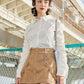 bit skirt pants (beige) *JP