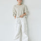 mohair blend loose knit (ivory) *JP