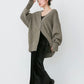 soft knit cardigan (grey) *JP