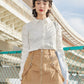 bit skirt pants (beige) *JP