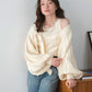 cable knit bolero set (ivory) *JP