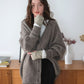 soft knit cardigan (grey) *JP