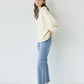 crew neck knit (ivory) *JP