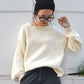 crew neck knit (ivory) *JP