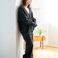 soft knit cardigan (charcoal) *JP