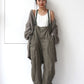 soft knit cardigan (grey) *JP