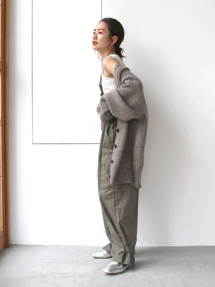 soft knit cardigan (grey) *JP