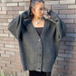 soft knit cardigan (charcoal) *JP