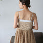 sequin design cami dress (beige) *JP