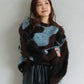 shaggy jacquard knit (brown) *JP