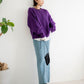 mohair blend loose knit (purple) *JP