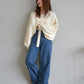 cable knit bolero set (ivory) *JP