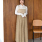 sequin design cami dress (beige) *JP