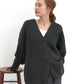 soft knit cardigan (charcoal) *JP