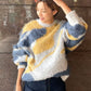 shaggy jacquard knit (blue) *JP