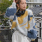 shaggy jacquard knit (blue) *JP