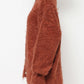 feather knit cardigan (orange) *JP