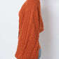 cable knit bolero set (orange) *JP