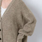 soft knit cardigan (grey) *JP