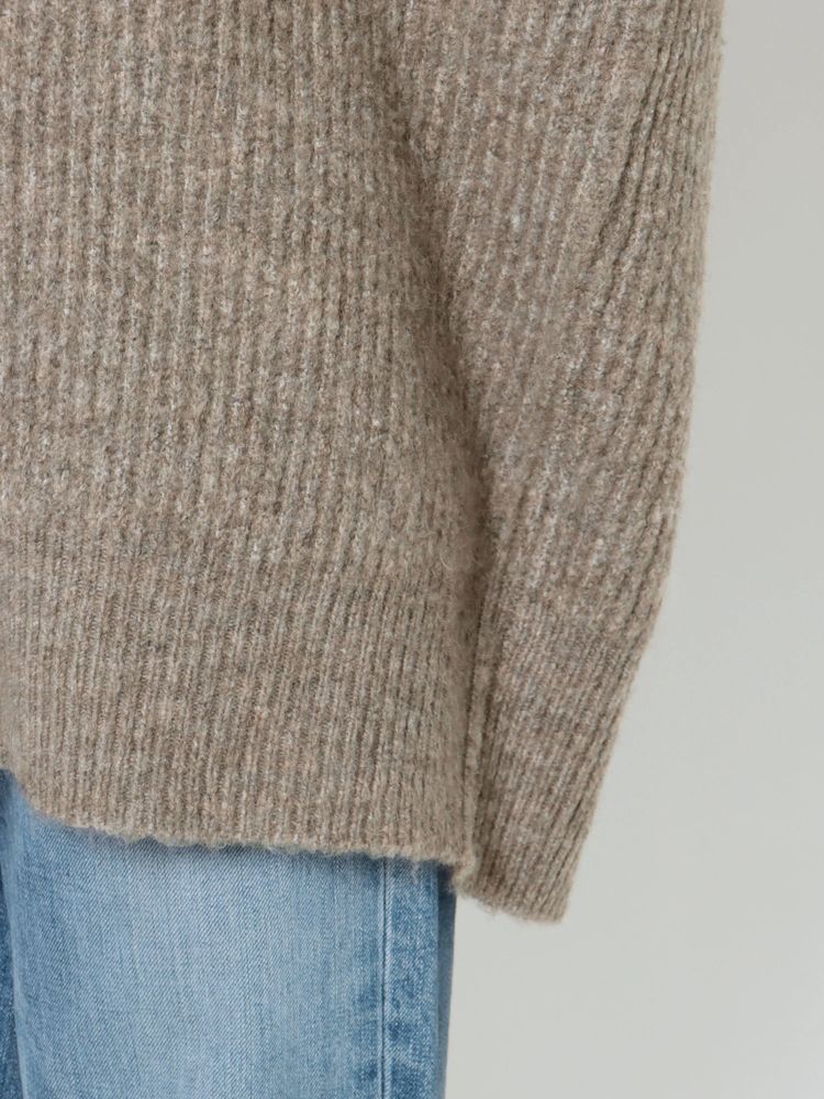 soft knit cardigan (grey) *JP