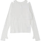 long sleeve tee set (white) *JP