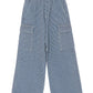 cargo loose denim jeans (denim) *JP