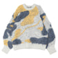 shaggy jacquard knit (blue) *JP