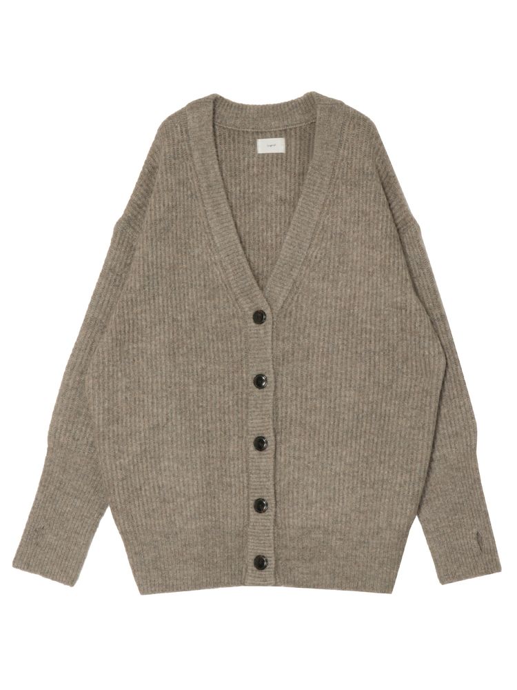 soft knit cardigan (grey) *JP