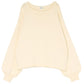 crew neck knit (ivory) *JP