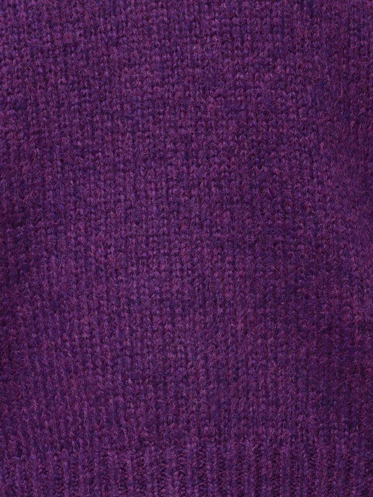 mohair blend loose knit (purple) *JP