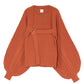 cable knit bolero set (orange) *JP