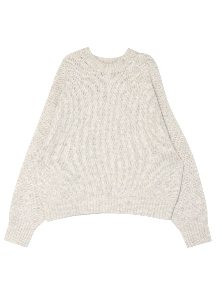 mohair blend loose knit (ivory) *JP