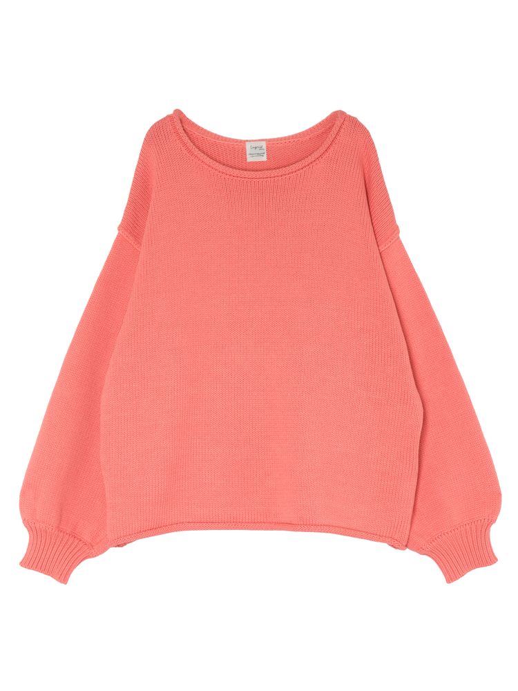 crew neck knit (pink) *JP