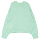 mohair blend loose knit (green) *JP