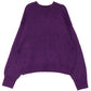 mohair blend loose knit (purple) *JP