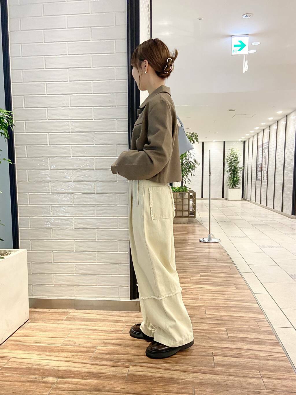 fringe straight pants (ivory) *JP