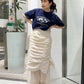 『高橋愛×KBF』shirred skirt pants set (ivory) *JP