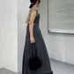 pleated camisole dress (grey) *JP