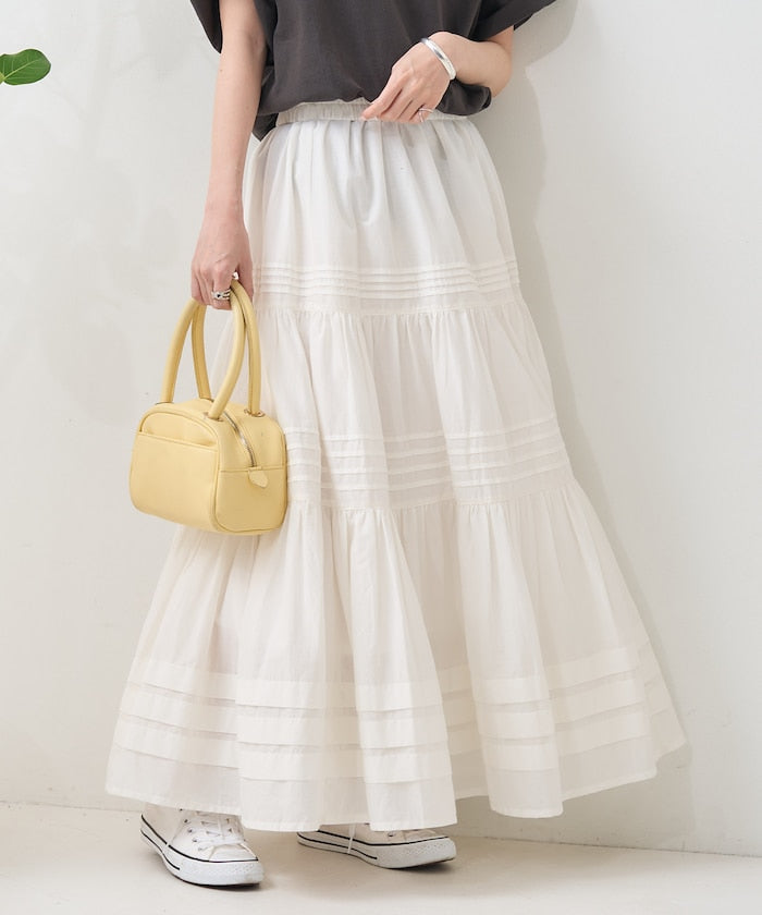 indian pin skirt (white) *JP