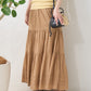 indian pin skirt (camel) *JP