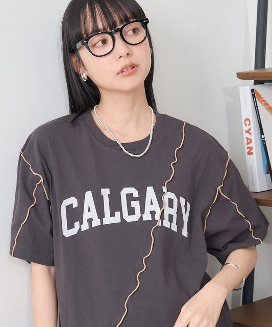 mellow logo tee (charcoal) *JP