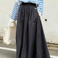 drost gathered skirt (black) *JP