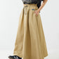 drost gathered skirt (beige) *JP