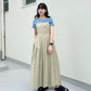 pleated camisole dress (beige) *JP