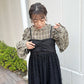 sleeve gathered blouse (check) *JP